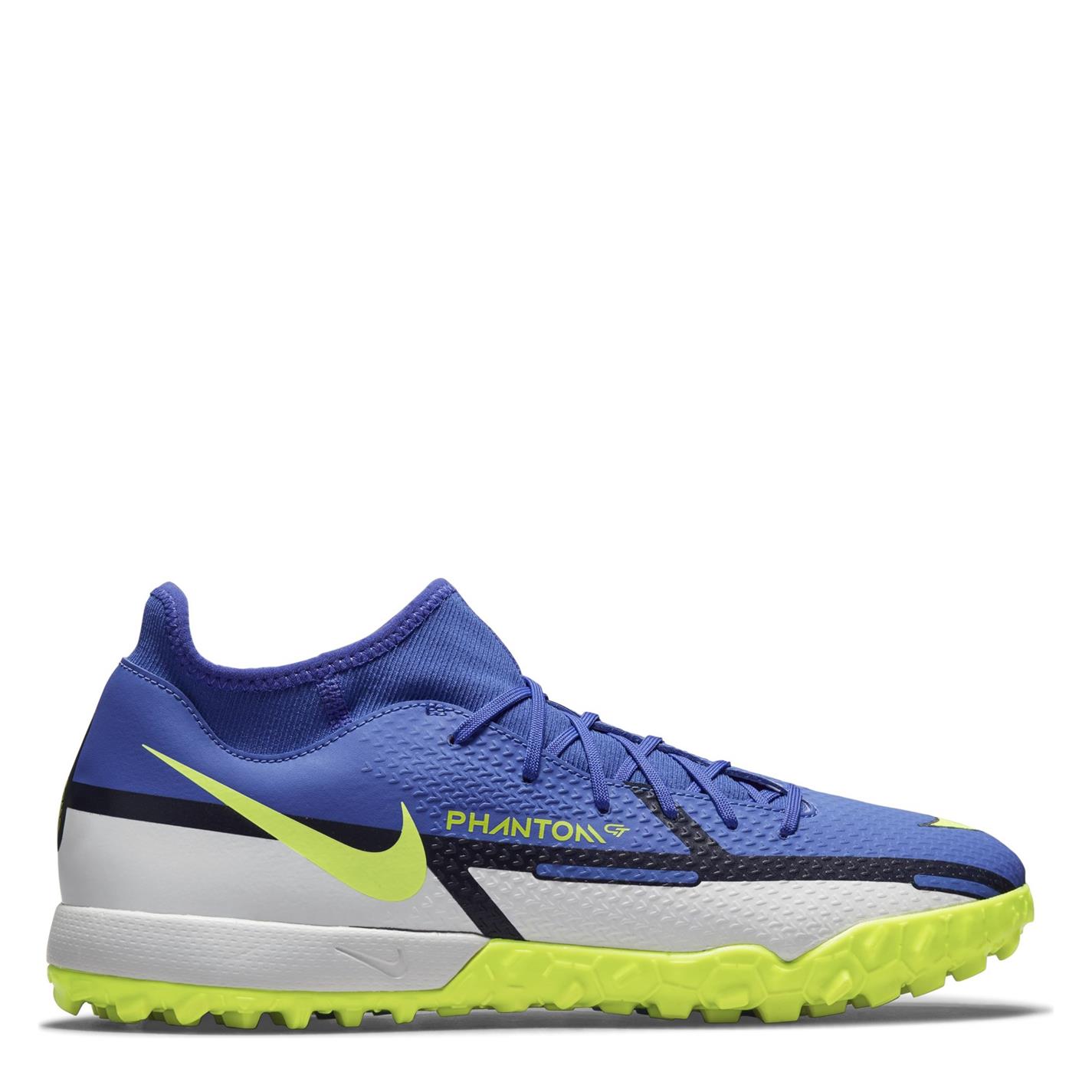 Adidasi Gazon Sintetic Nike Phantom GT Academy DF albastru gri