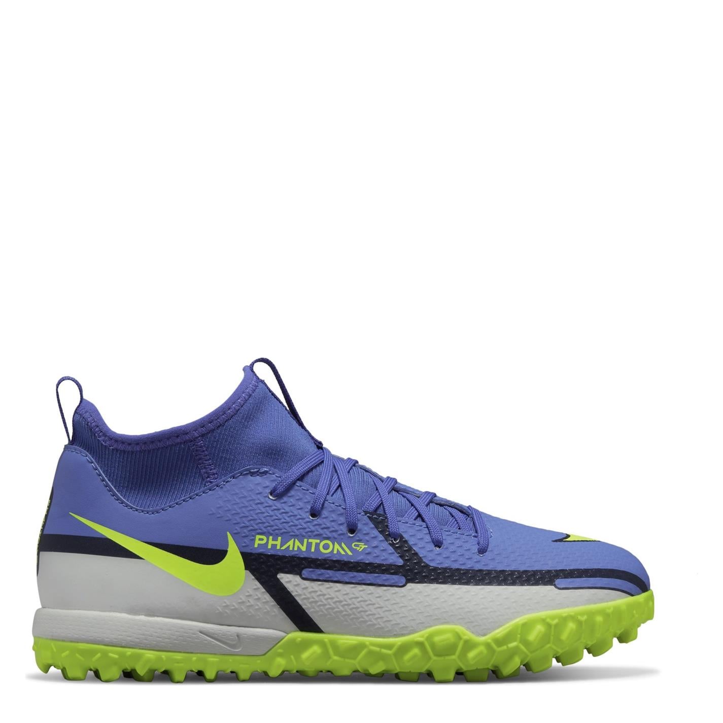 Adidasi Gazon Sintetic Nike Phantom GT Academy DF pentru copii albastru galben