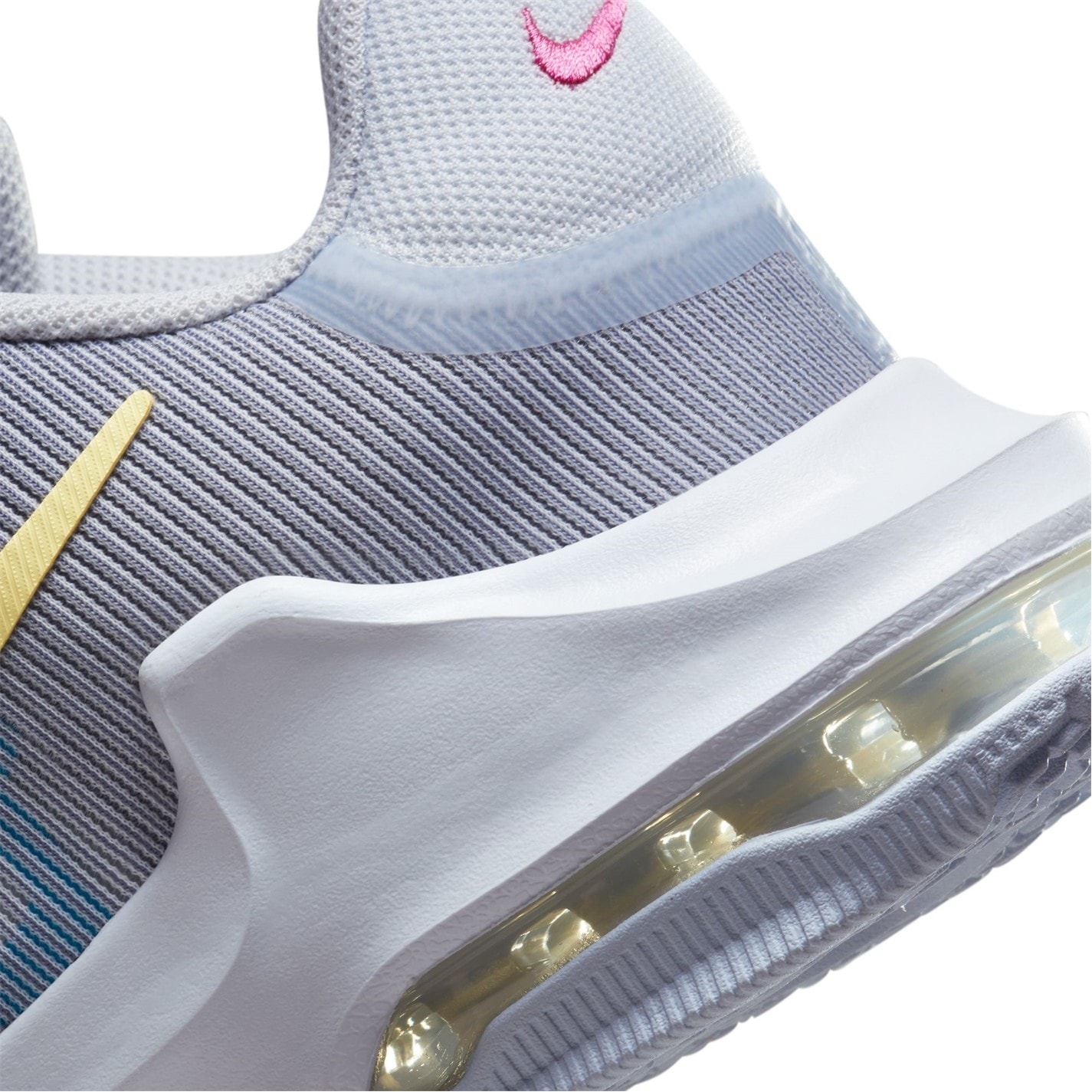 Adidasi pentru Baschet Nike Air Max Impact 4 pentru Barbati gri galben bleumarin