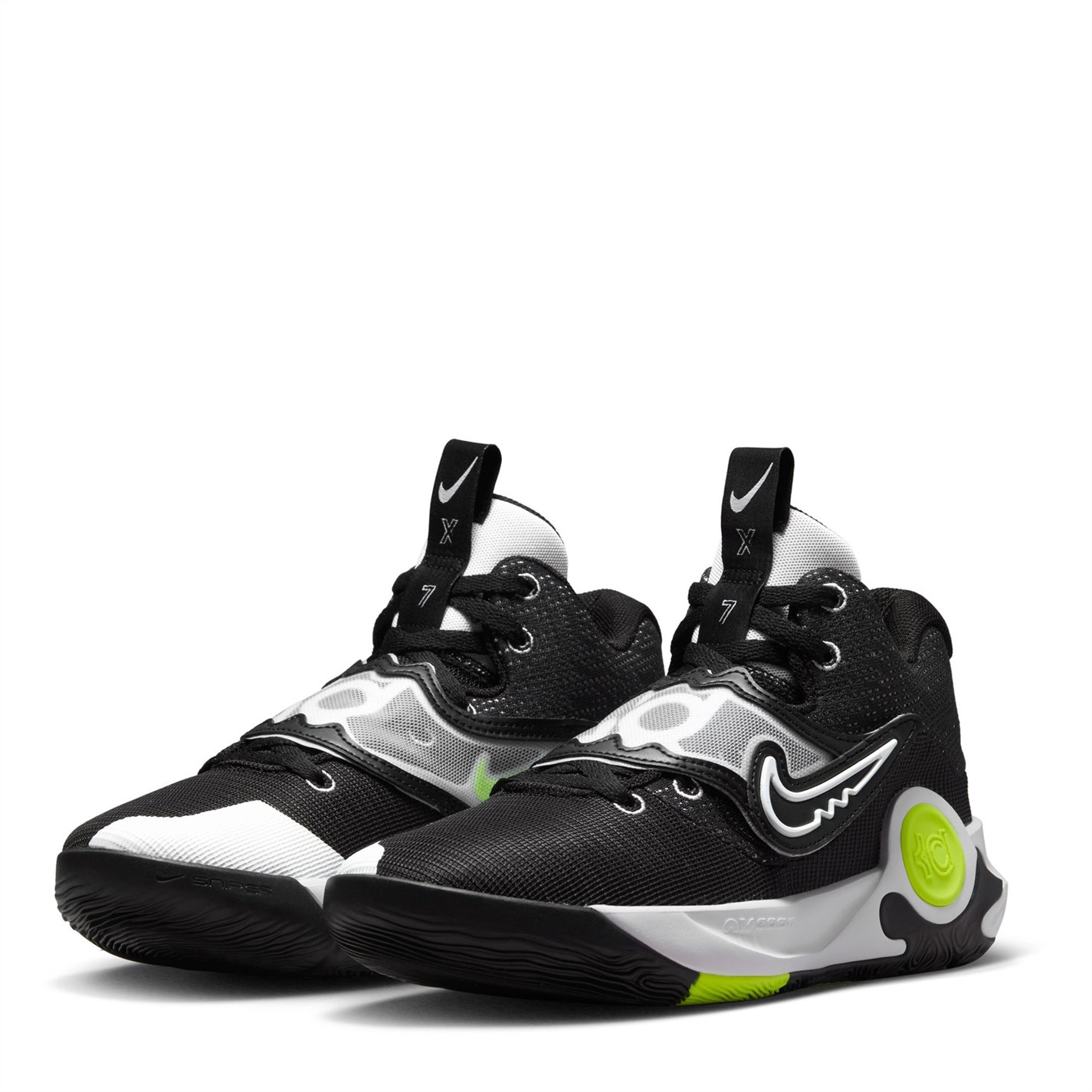 Adidasi pentru Baschet Nike KD Trey 5 X negru alb galben
