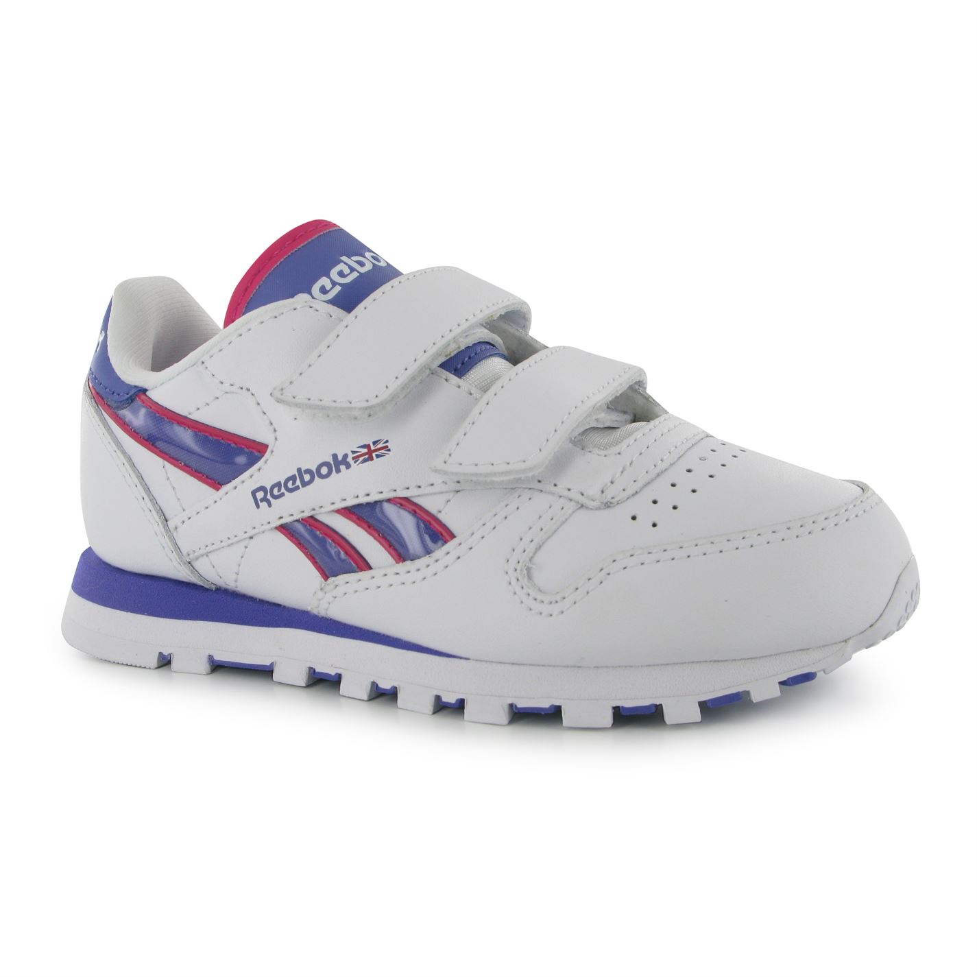 Adidasi sport Reebok clasic Tech pentru Copii alb mov roz