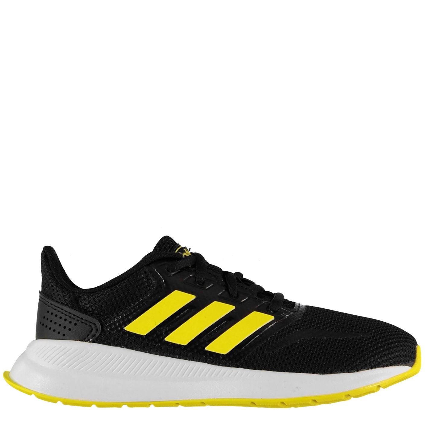 Adidasi sport adidas Falcon pentru Copii negru galben alb
