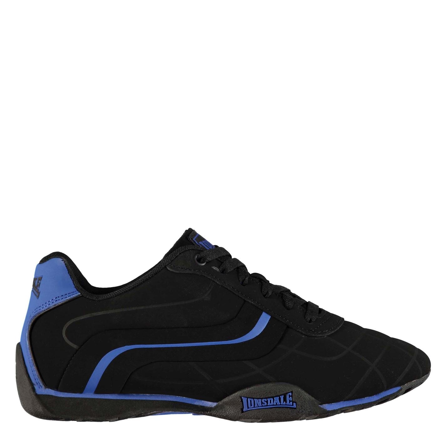 Adidasi sport Lonsdale Camden pentru Barbati negru albastru