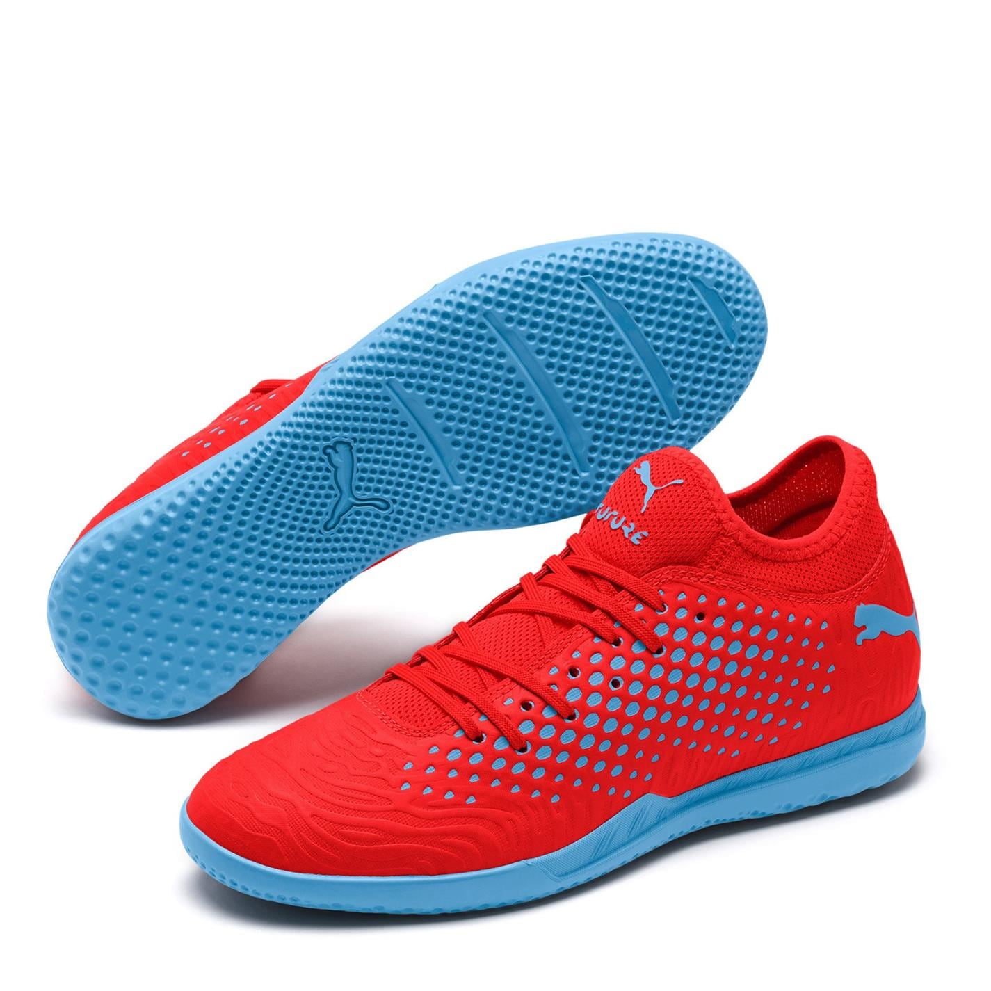 Adidasi sport Puma Future 19.4 Indoor rosu albastru