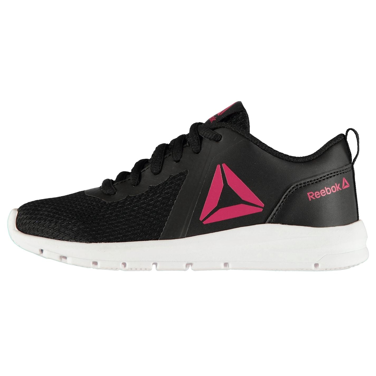 Adidasi sport Reebok ReeRush pentru fetite negru roz alb