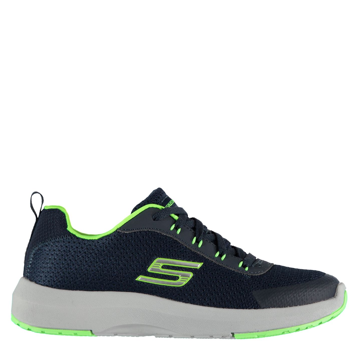 Adidasi sport Skechers Dyna Tread pentru copii bleumarin verde lime
