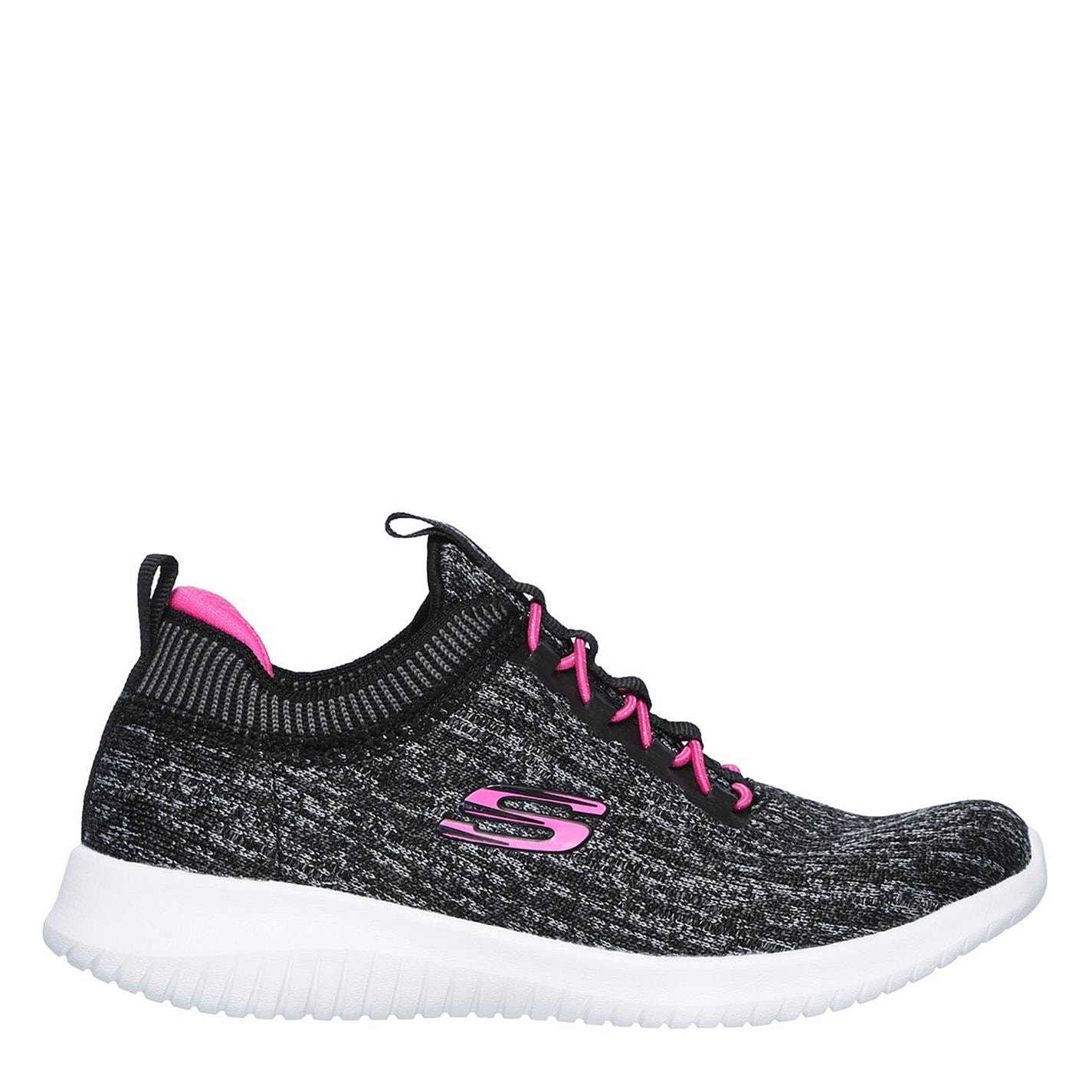 Adidasi sport Skechers Ultra Flex Bright Horizon pentru fetite negru roz