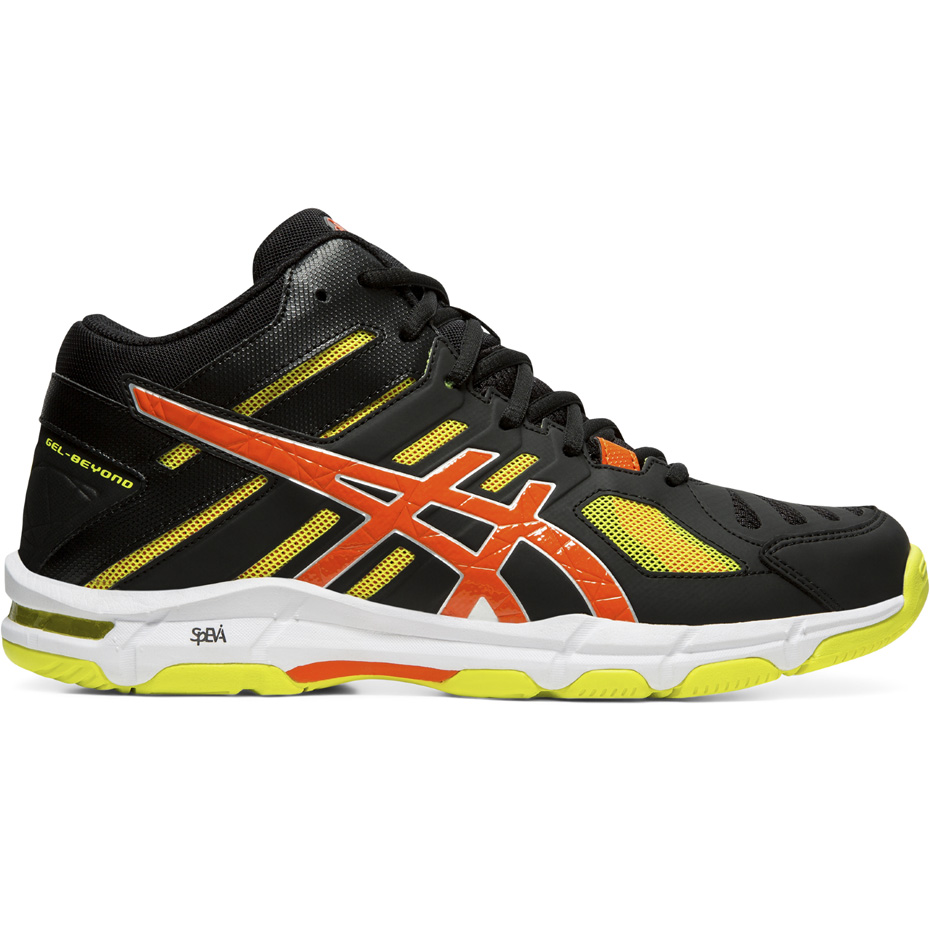 Adidasi volei Asics Gel Beyond 5 MT barbati negru galben portocaliu B600N 001 pentru femei