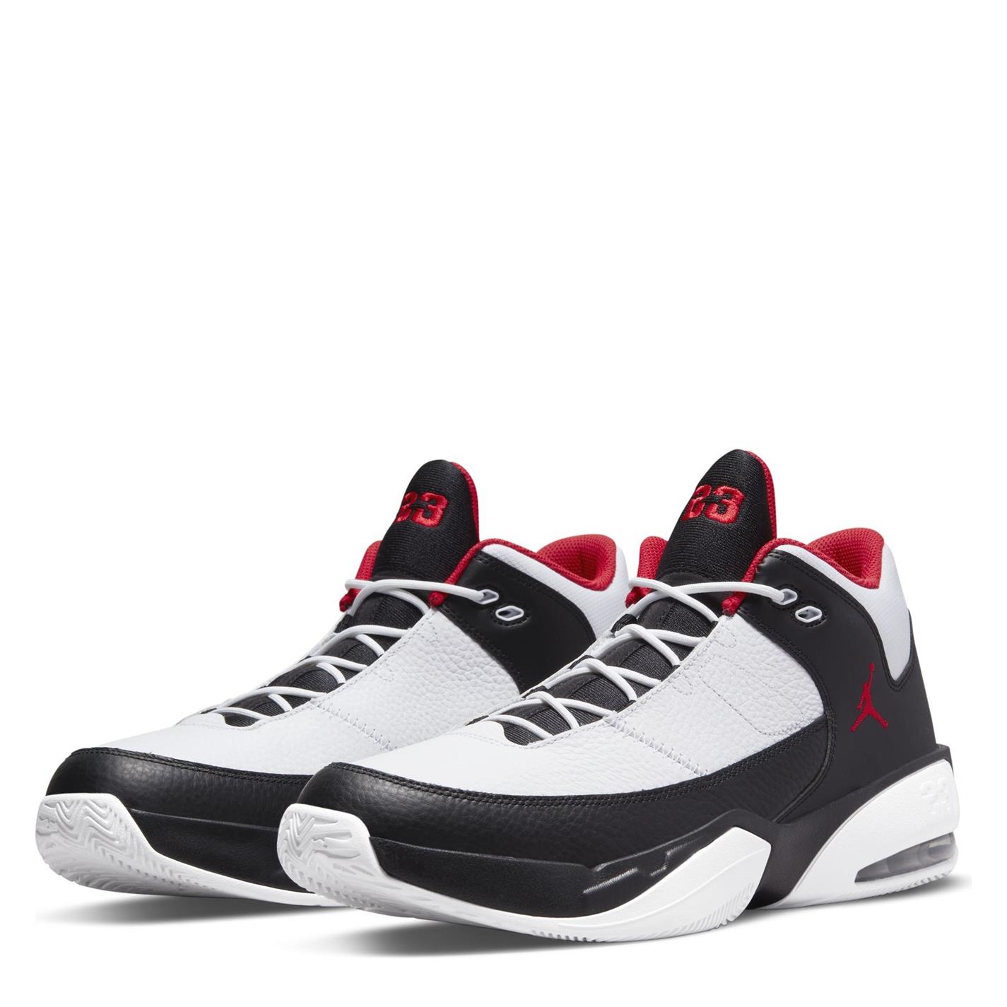 Air Jordan Max Aura 3 Shoe pentru Barbati alb negru rosu