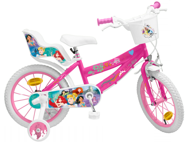 Bicicleta Copii - Fete, Disney Princess, 16 Inch, 5-7 Ani, Toimsa