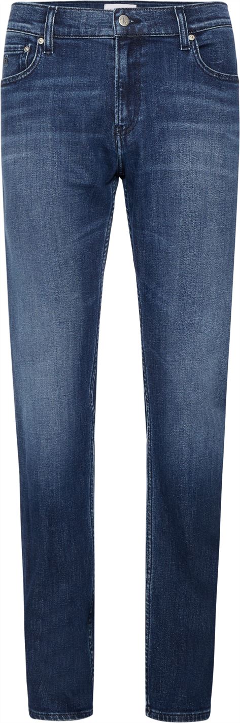 Blugi Calvin Klein Jeans 035 Straight inchis albastru da027