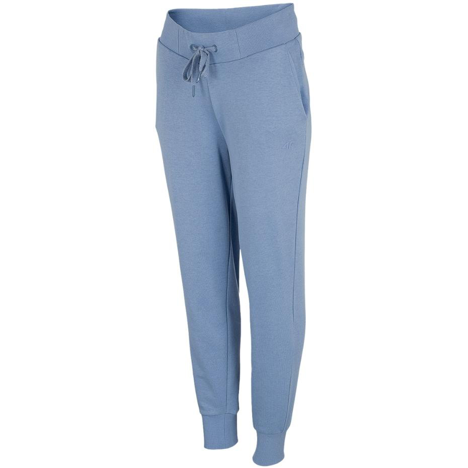 Pantaloni sport conici albastru 4F H4L22 SPDD350 32S pentru femei