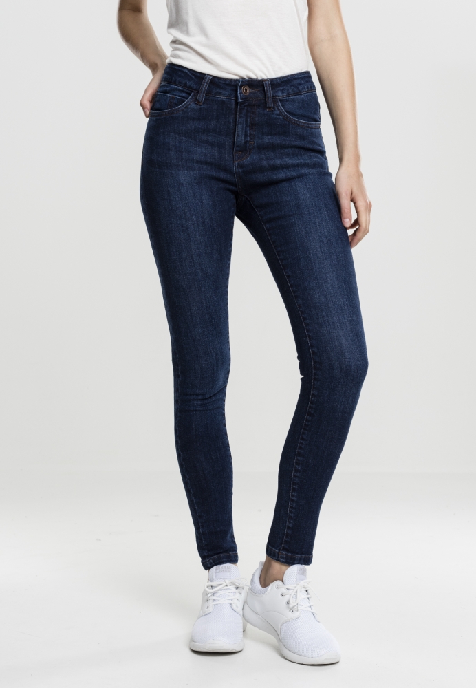 Blugi urban Skinny pentru Femei bleumarin Urban Classics