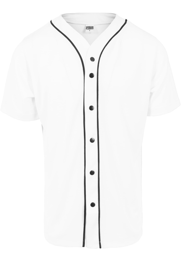 Bluza baseball Mesh alb negru Urban Classics