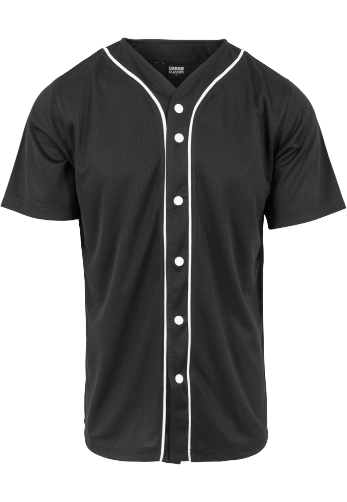 Bluza baseball Mesh negru alb Urban Classics