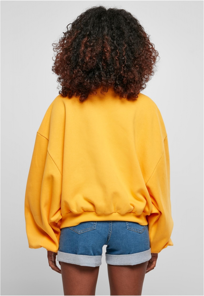 Bluza casual supradimensionat pentru Femei galben Urban Classics