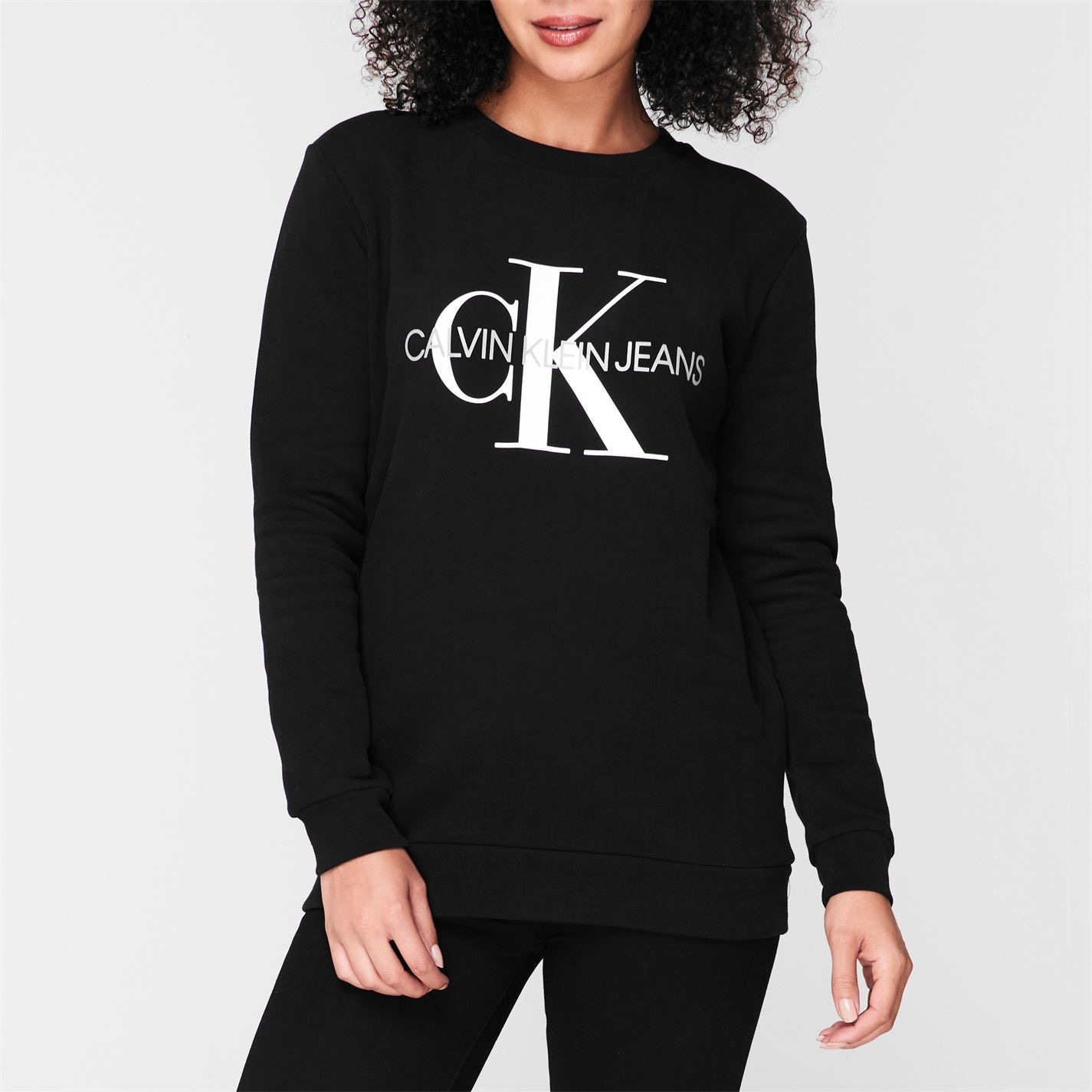 Bluza de trening Calvin Klein Jeans ck negru