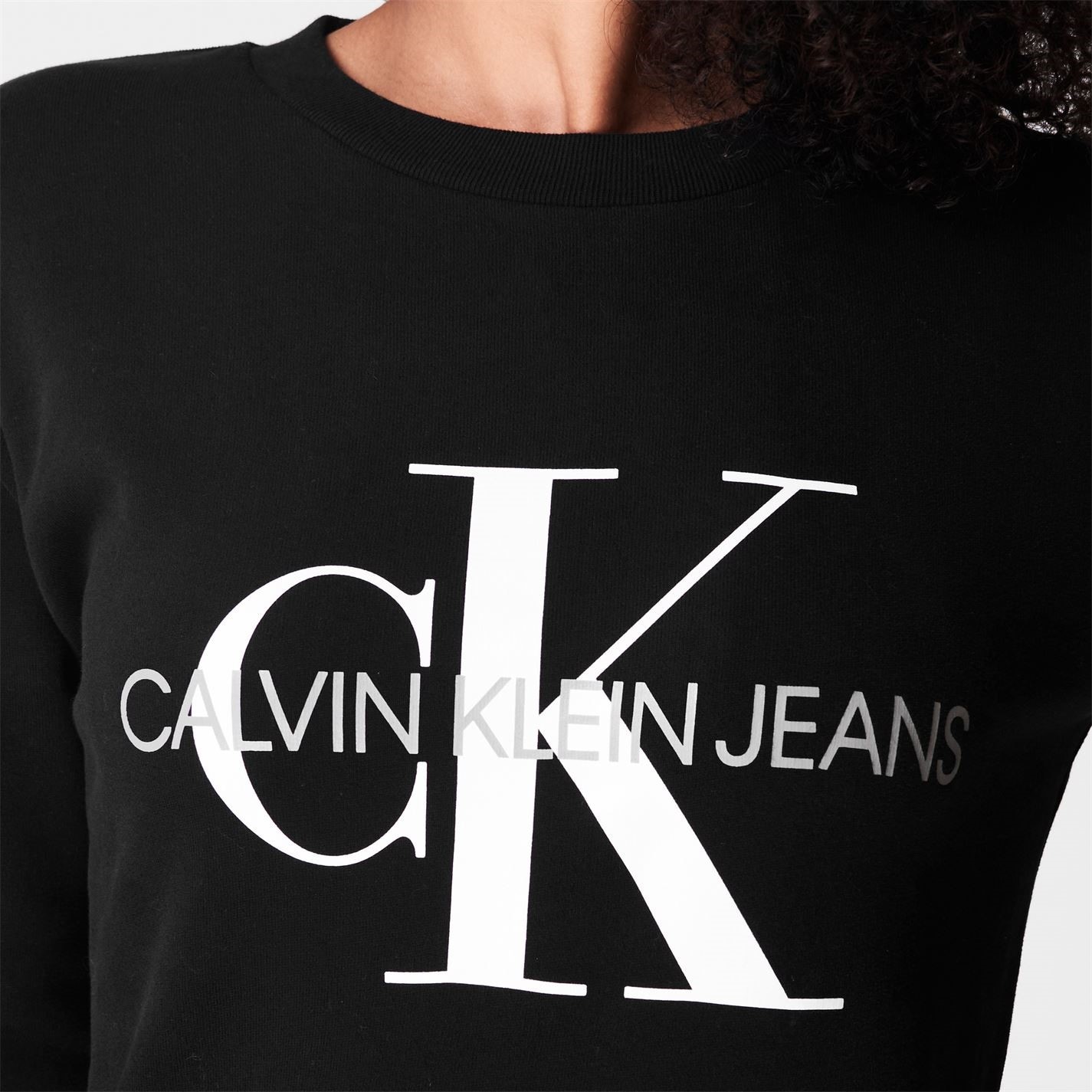 Bluza de trening Calvin Klein Jeans ck negru