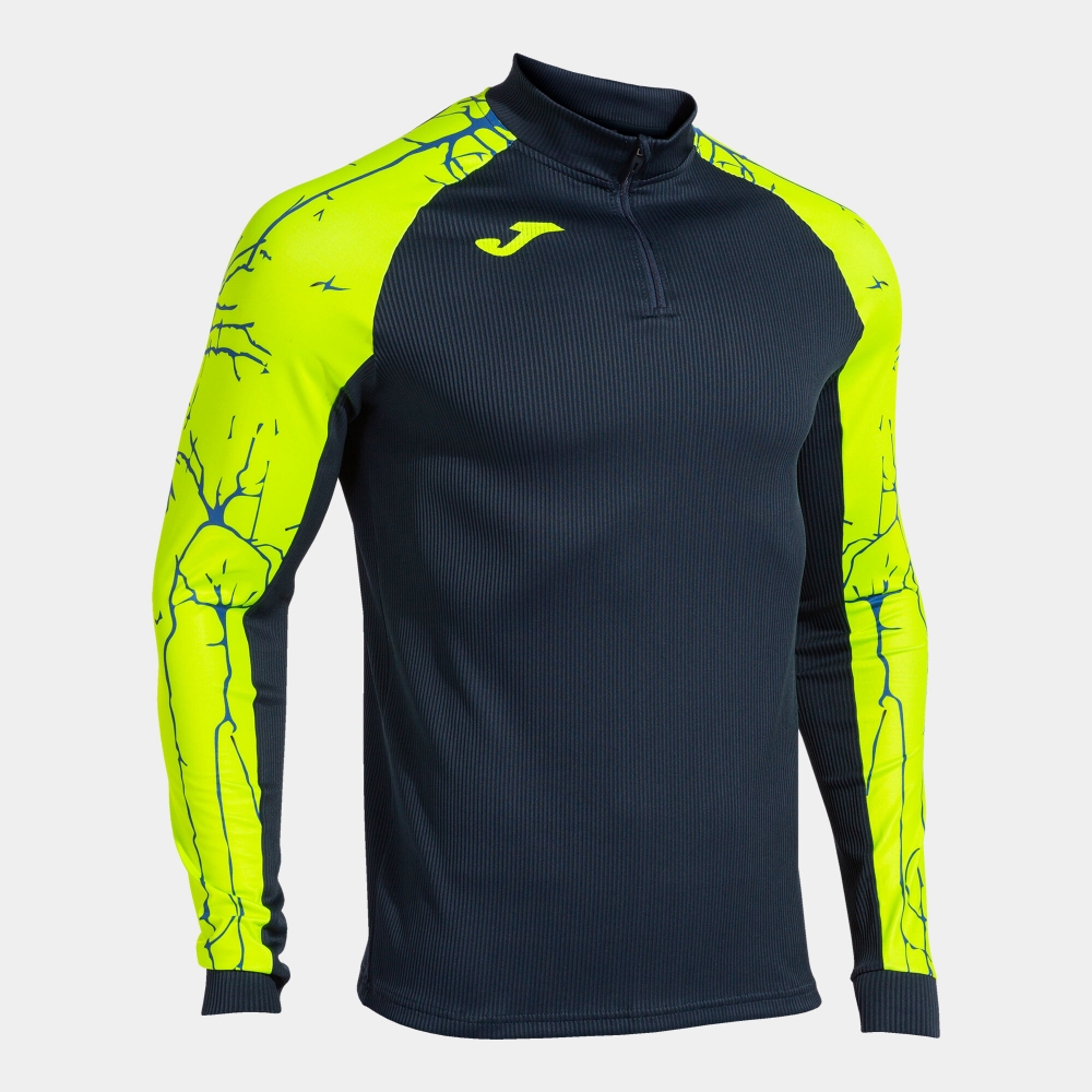 Bluza de trening Joma Elite Ix bleumarin Fluor galben