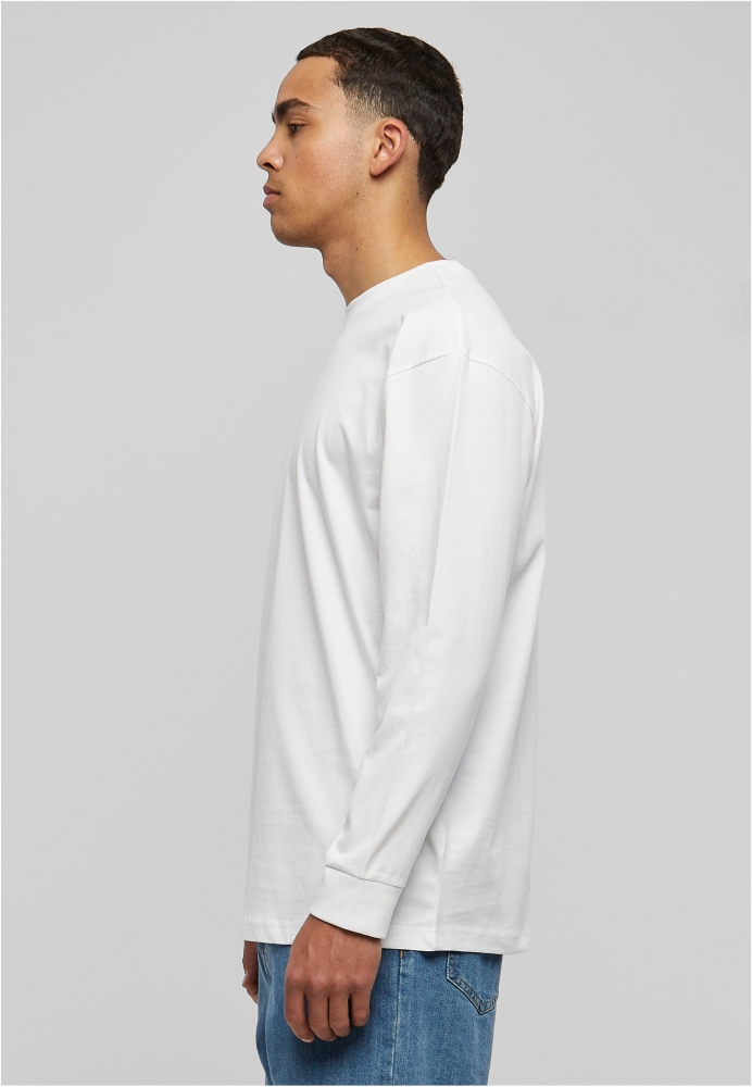 Bluza larga maneca lunga alb Urban Classics