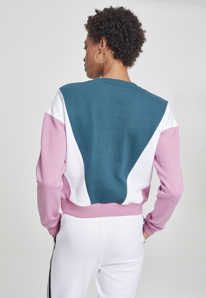 Bluza sport 3 culori pentru Femei verde roz Urban Classics alb