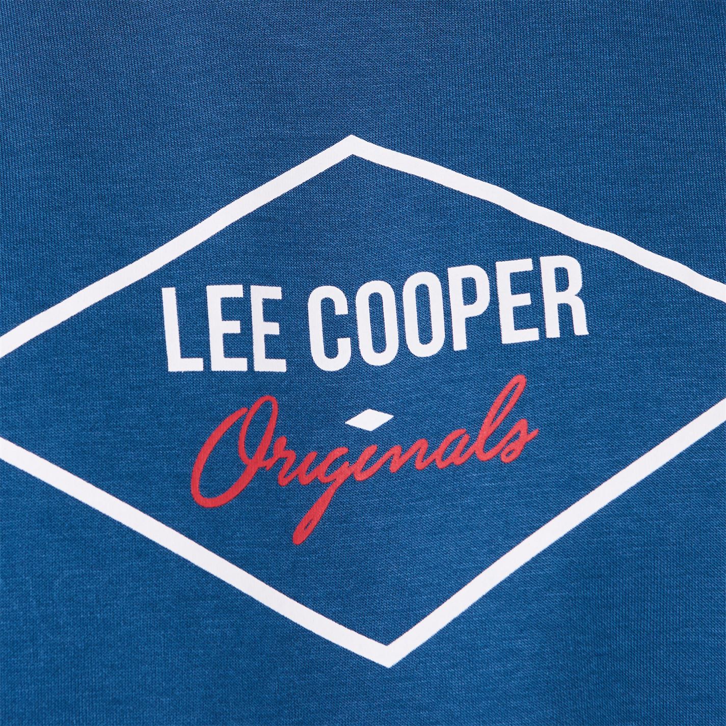 Bluze cu guler rotund Lee Cooper Diamond pentru Barbati vintage albastru