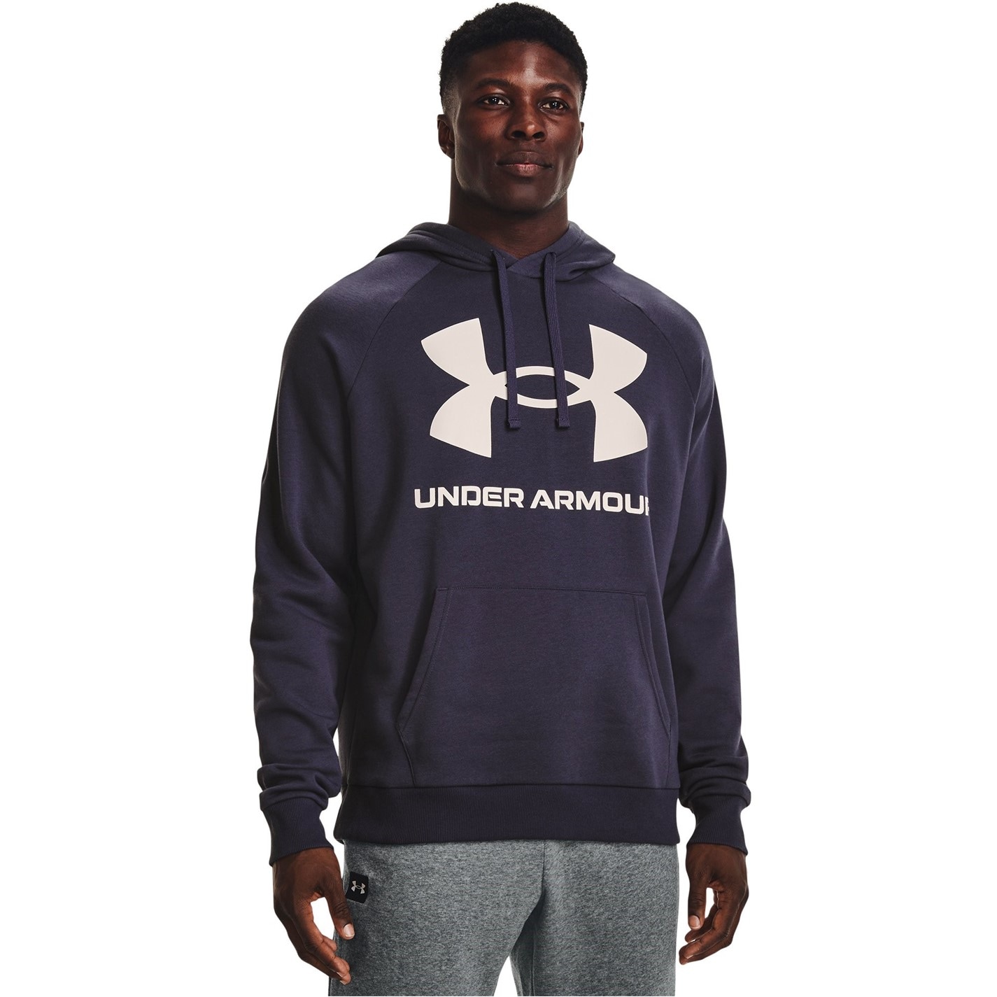 Bluze Hanorac Under Armour Armour Rival tempered gri