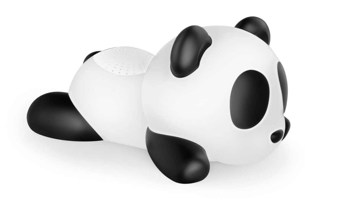 Boxa Portabila Luminoasa Bluetooth Sleeping Panda Bigben, 33 Cm