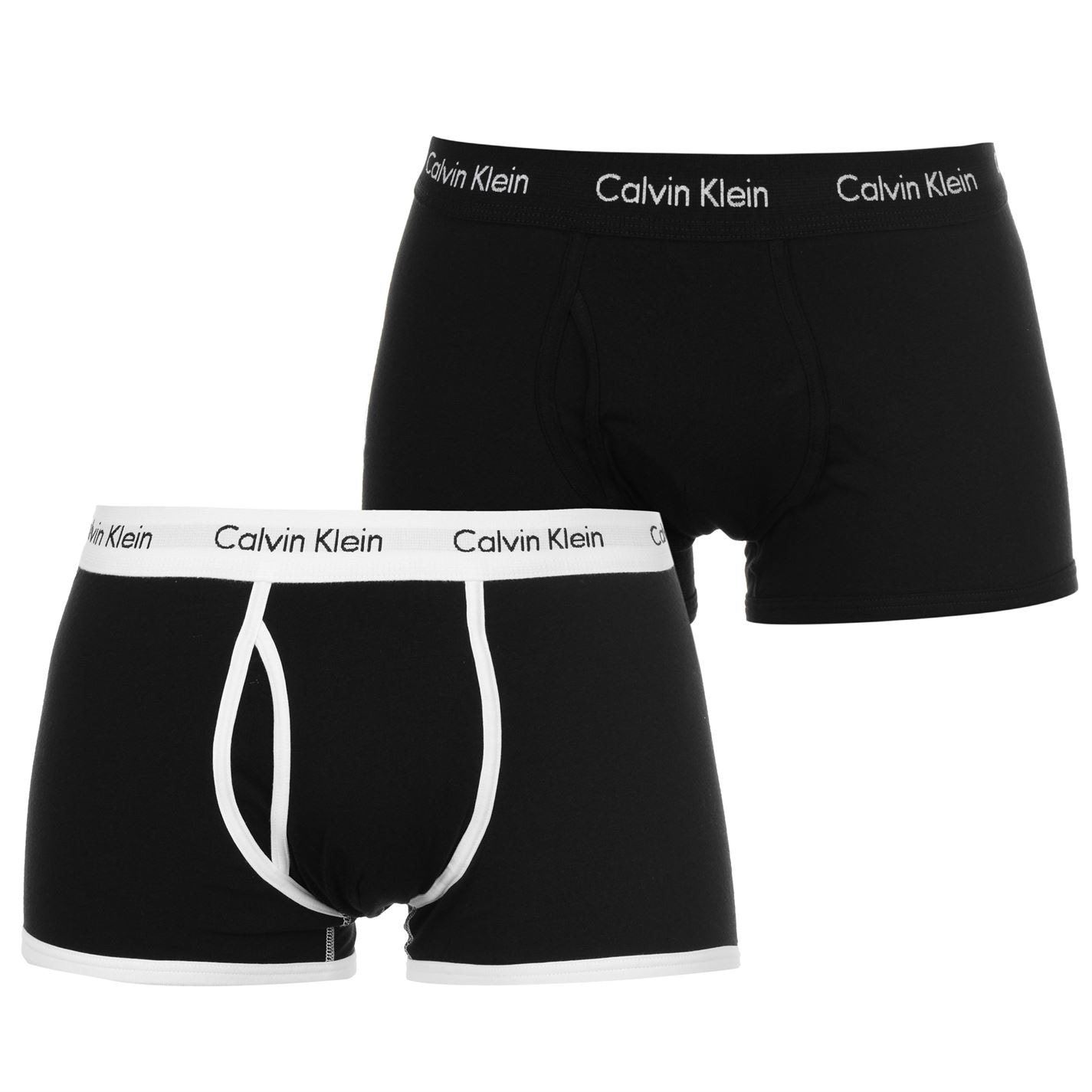 Boxeri Set 2 Calvin Klein negru