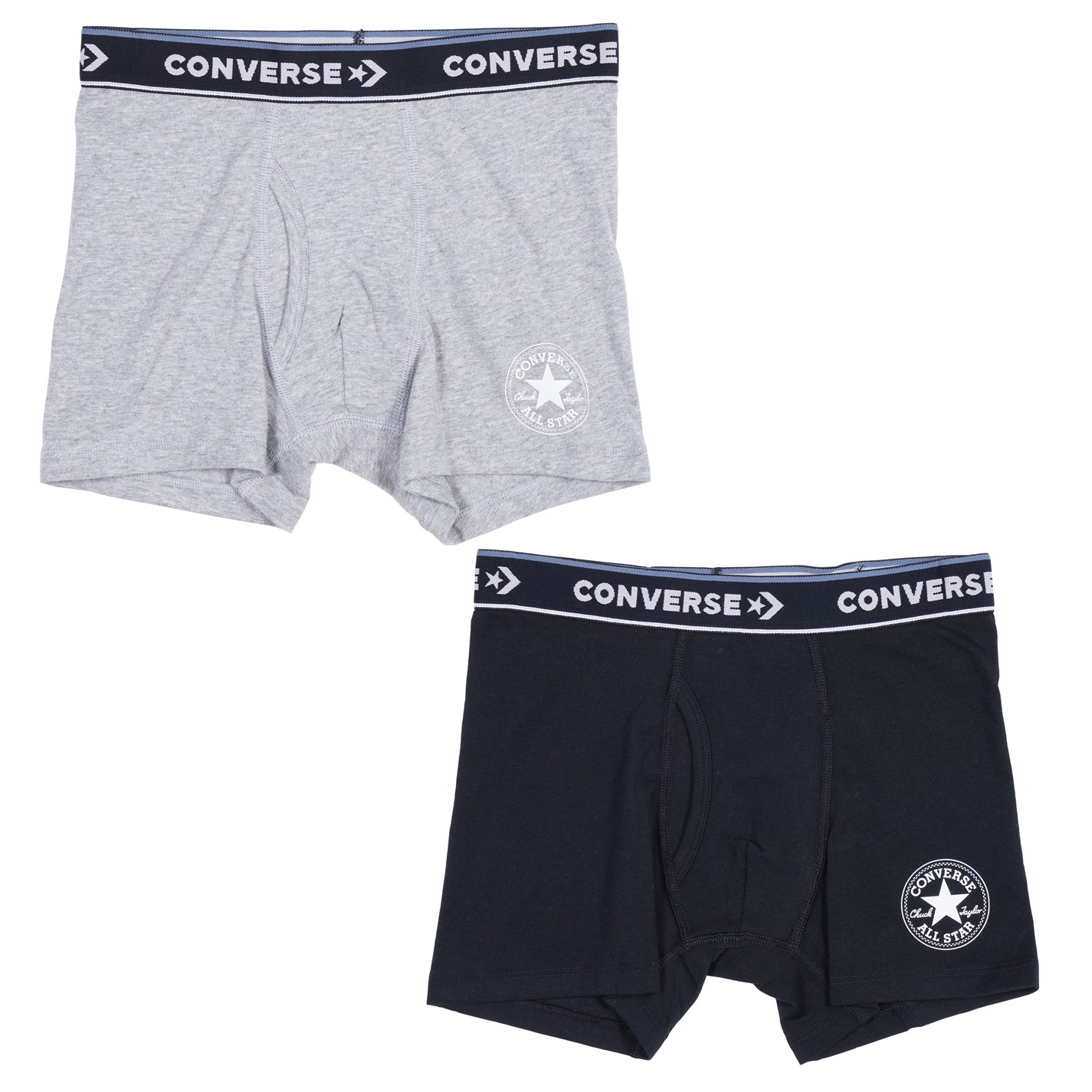 Boxeri Set 2 Converse pentru baietei negru