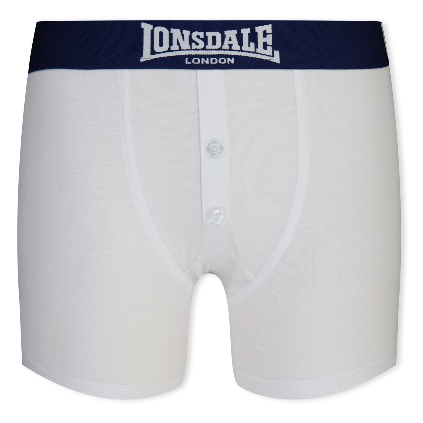 Boxeri Set 2 Lonsdale pentru copii alb bleumarin