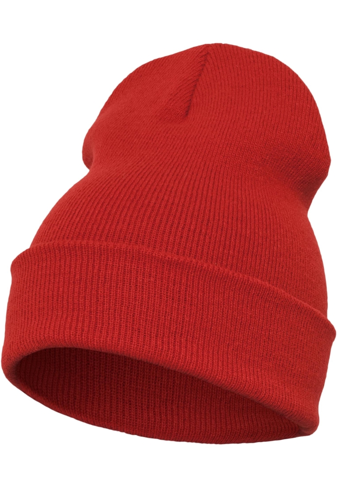 Caciula Beanie Heavyweight Long rosu Flexfit