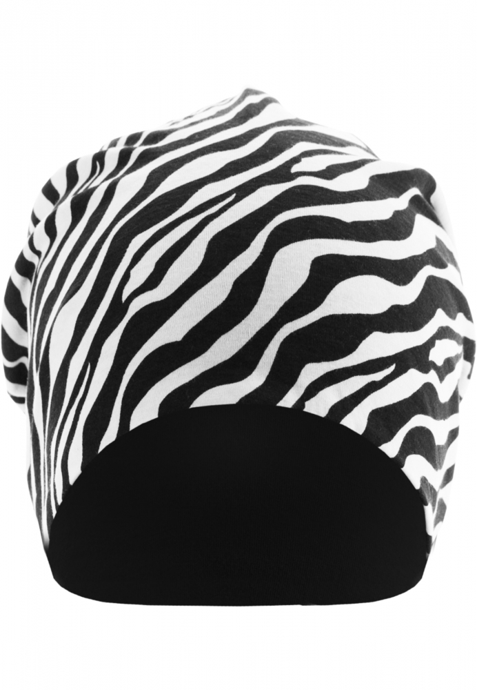 Caciula Beanie Printed Jersey zebra negru MasterDis