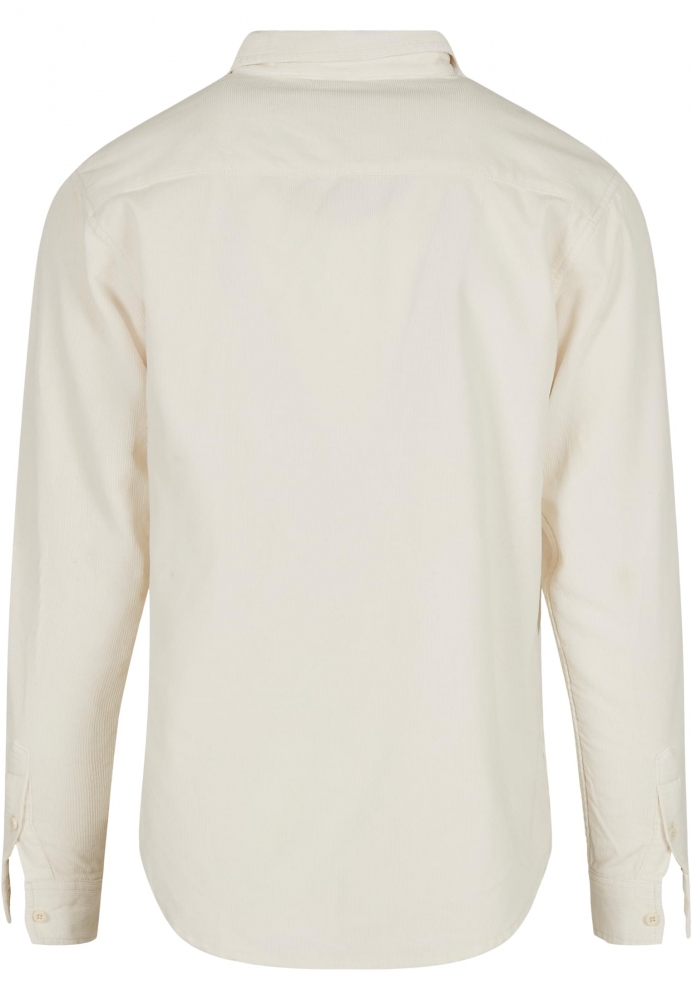 Corduroy Shirt alb murdar Urban Classics