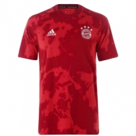 Camasa maneca scurta adidas FC Bayern Munich pentru Barbati rosu