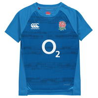 Tricouri rugby Canterbury Anglia pentru Copii albastru