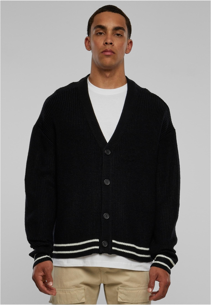 Cardigan Sporty Boxy negru Urban Classics