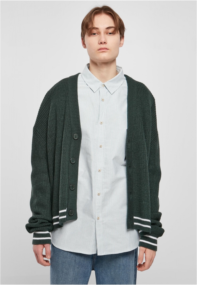 Cardigan Sporty Boxy verde Urban Classics