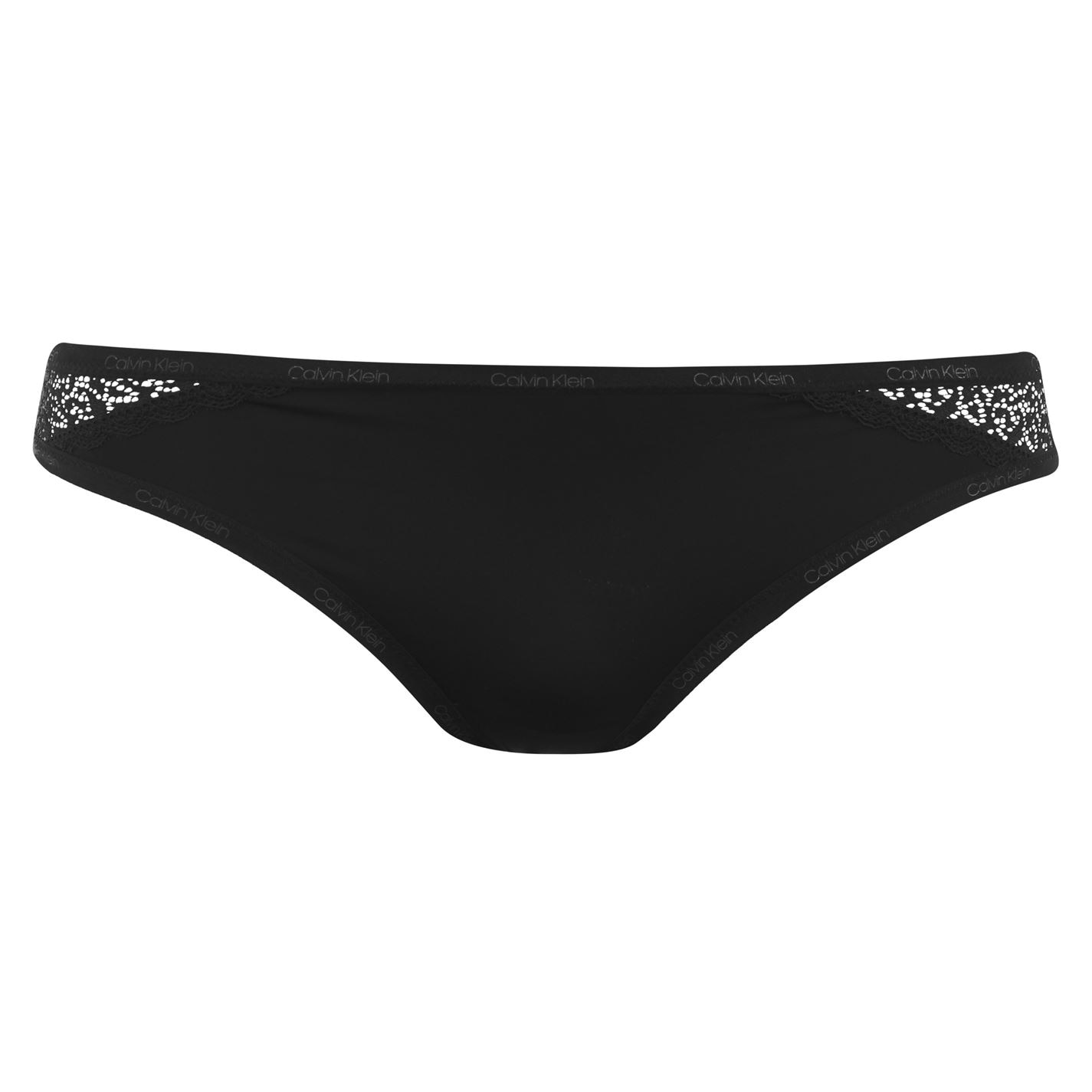 Chiloti Calvin Klein Flirty Brazilian negru