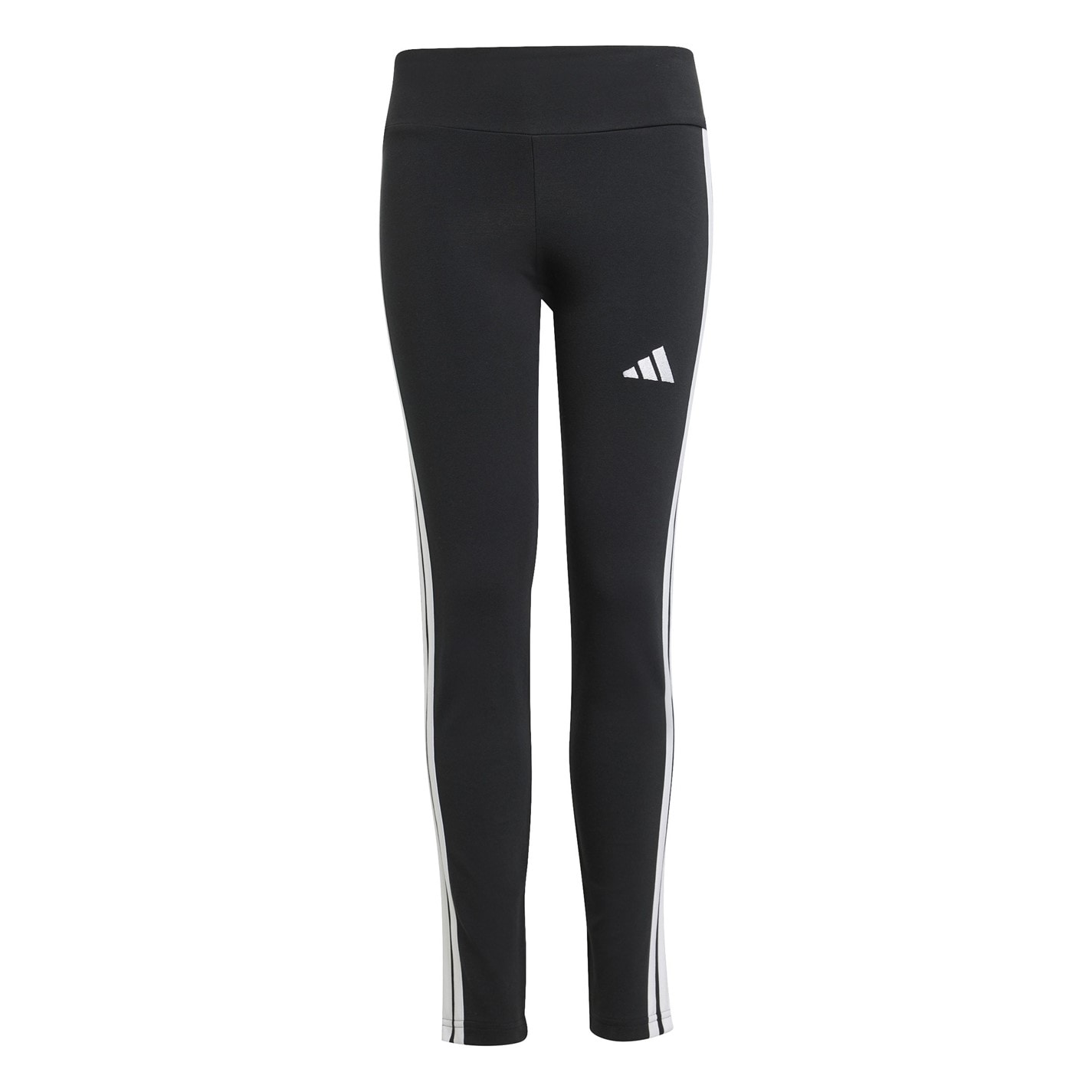 Colanti adidas Essentials 3-Stripes pentru fete negru alb