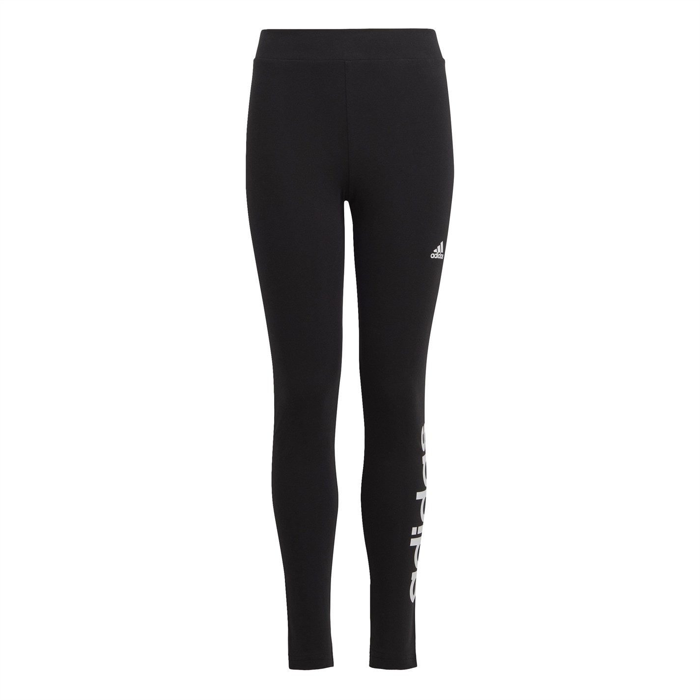 Colanti adidas Essentials Linear pentru fetite negru alb