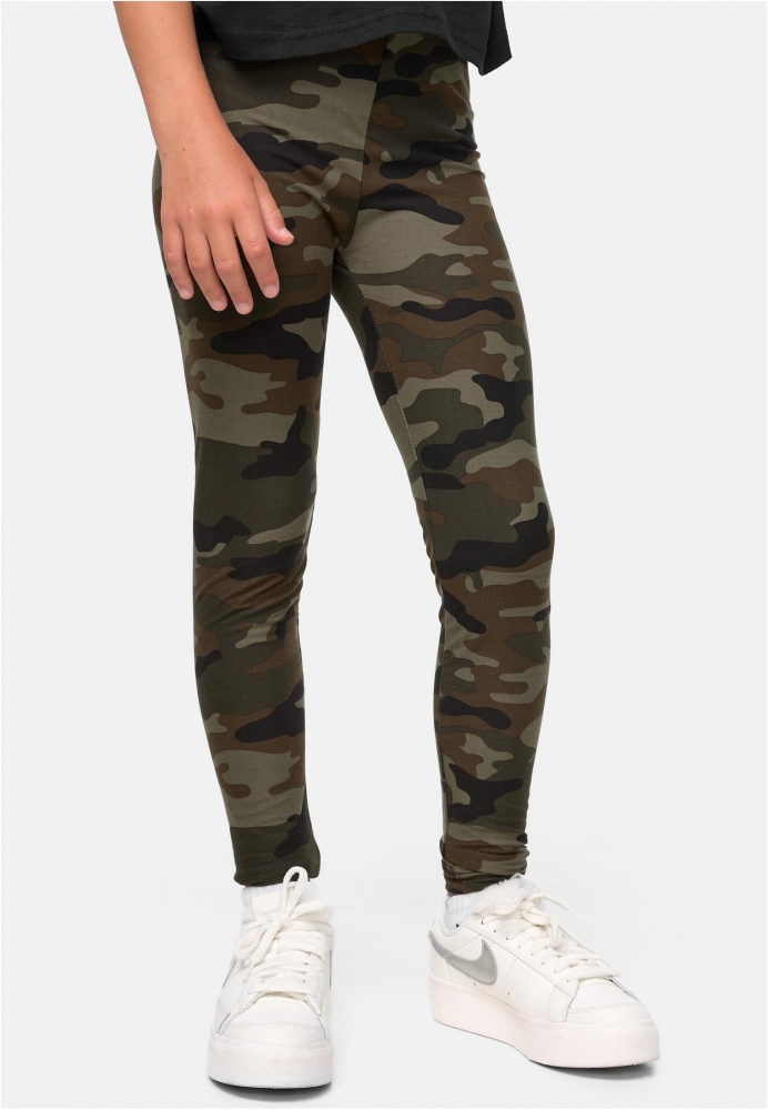 Colanti Camo pentru fete wood camuflaj Urban Classics