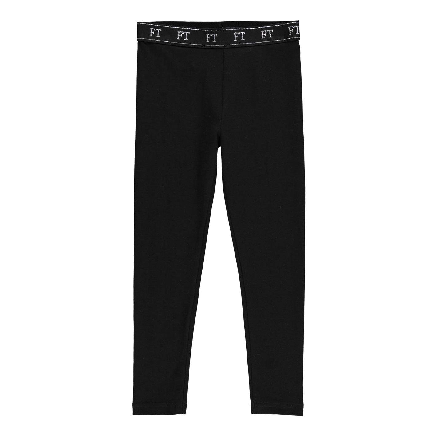 Colanti Firetrap Jacquard pentru fete pentru Bebelusi jet negru