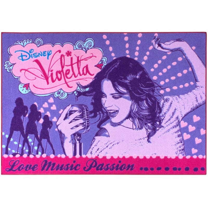 Covor Camera Copii, Disney Violetta, 95x133 Cm, Antiderapant