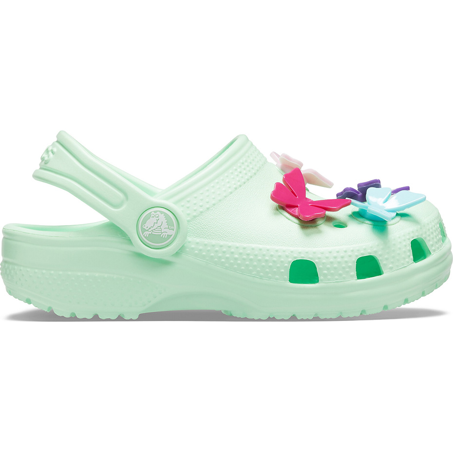 Crocs For clasic Butterfly Charm Clg PS verde 206179 3TI pentru Copii