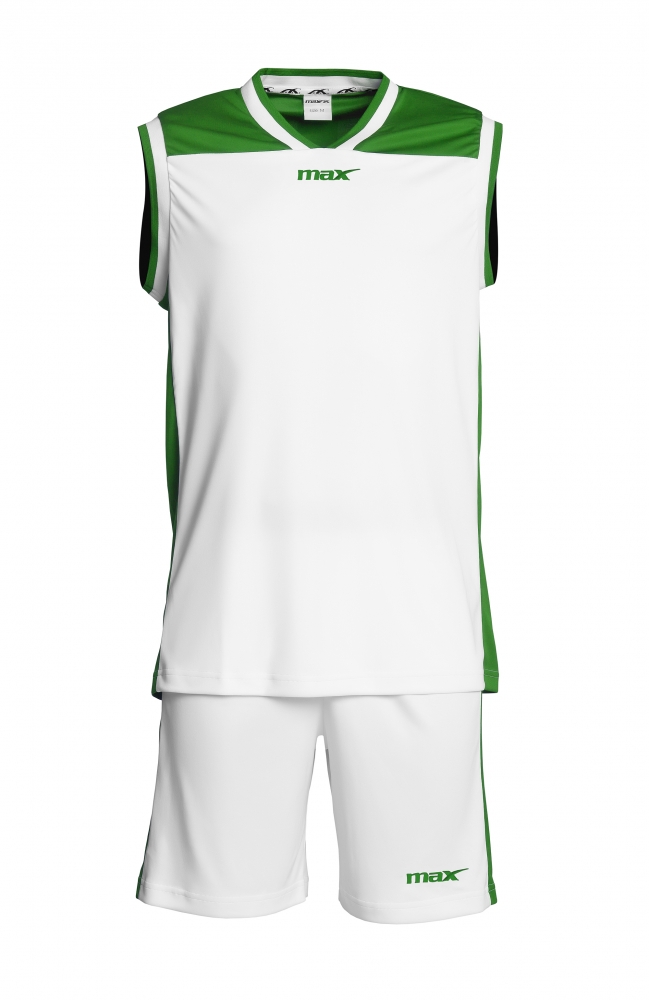 Set Detroit Bianco Verde Max Sport pentru baschet