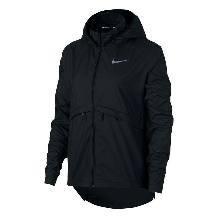 Jacheta Nike Essential cu gluga pentru Femei negru