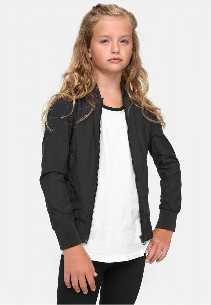 Geaca subtire bomber pentru fete negru Urban Classics