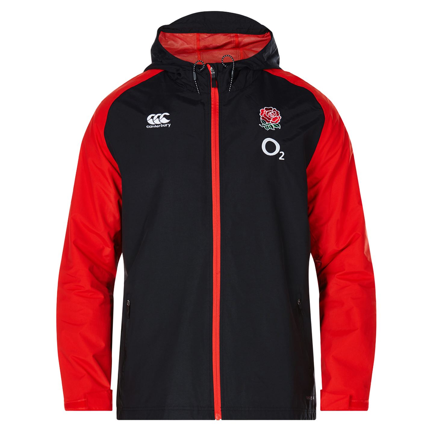 Jacheta Canterbury Anglia Rugby pentru Barbati negru rosu