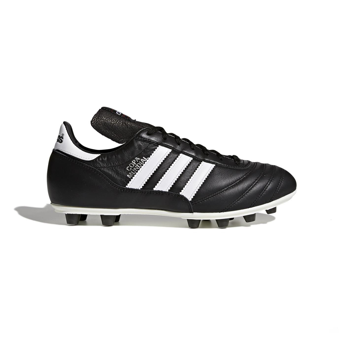 Ghete de fotbal adidas Copa Mundial Firm Ground negru alb